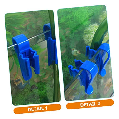 Didiseaon 8pcs Water Hose Clip Tube Hanger for Fish Tank Aquarium Easy Installation Hose Clamp for Securely Holding Water Tubes