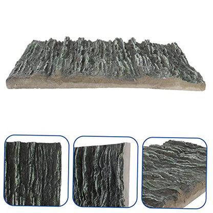 Happyyami 1pc Vertical Grain Aquarium Background Board Terrarium Backdrop for Reptile Tanks No Bad Smell Chic Decorative Landscape for Fish Tanks Living Room Decor