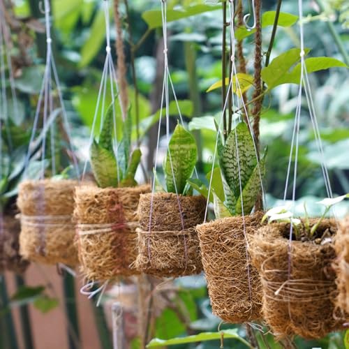 Ysglory 2 Rolls Coconut Liners for Planters 16x118 Natural Coco Fiber Coir Liner Roll Coconut Fiber Pad for Hanging Baskets Planters DIY Moss Pole Pet Reptile Carpet or Mat