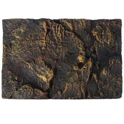 UKCOCO 3D Reptile Tank Background 17.51"x11.81"x1.77" PU Rock Panel, Cut-to-Fit for Terrarium, Aquarium & Turtle Snake Bearded Dragon Habitat
