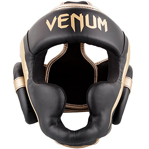 Venum Elite Headgear - color: Black/White