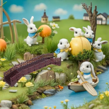 Miniature Chinese Style Bridge Model for Fairy Garden Decor Elegant Plastic Arch Bridge Figurine for Dollhouse and Aquarium Unique Micro Landscape Bridge Ornament