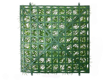 Hermit Crab Climbing Wall Fish Tank Decorations 3PCS 9 inches Artificial Plastic Lawn Landscape Green Plants for Saltwater Freshwater Tropical Fish Tank Decoration,with 12 Pcs Suction Cups - size: 3pcs10"*10"