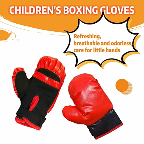 Punching Bag for Kids, 3-12 Adjustable Boxing Equipment with Boxing Gloves, Boxing Set as Boys & Girls Toys Gifts