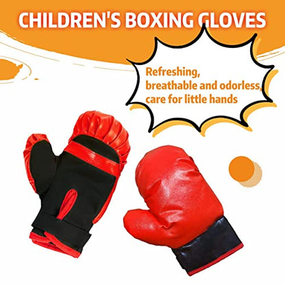 Punching Bag for Kids, 3-12 Adjustable Boxing Equipment with Boxing Gloves, Boxing Set as Boys & Girls Toys Gifts