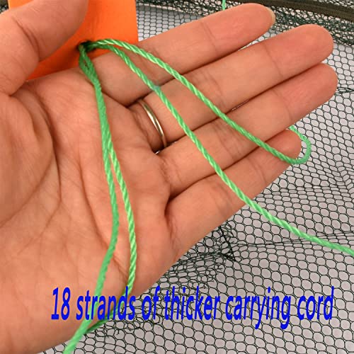 Foldable Fishing net Hand cast net, Shrimp net Crab net Fishing net Crayfish Hand cast cage