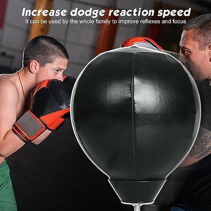 INNOLIFE Boxing Speed Bag Replacement Ball Featuring a Universal 8mm Screw, Black