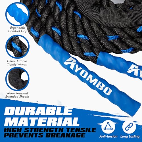 Jump Rope, Weighted Jump Rope for Fitness, Boxing Equipment Jump Ropes for Men Women, Battle Skipping Ropes for Exercise, Suitable for Boxing, Cardio, Training Muscle Speed Home Gym Workout Equipment - style: 1.5LB