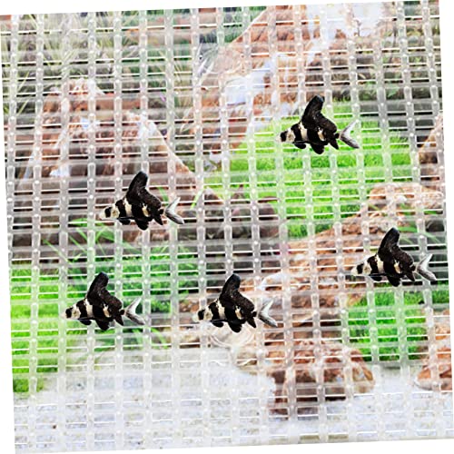 Abaodam 4Pcs Aquarium Divider Grid with Suction Cups Isolation Panels for Fish Tanks Lightweight Easy to Install for Breeding and Separating Fish