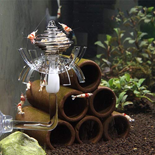 POPETPOP Shrimp Feeding Dish-2pack Shrimp Bowls Transparent Shrimp Feeder Food Acrylic Dishes Shrimp Tank Accessories for Shrimp Food