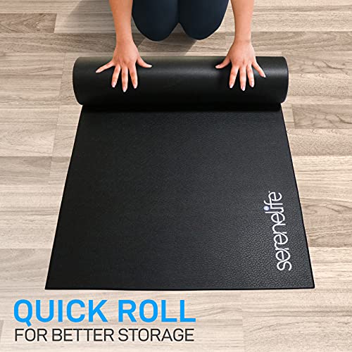 SereneLifeHome Premium Portable Fitness Exercise Mat - size: One Size