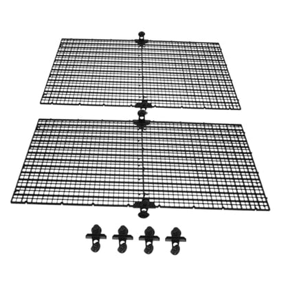 Abaodam 4Pcs Aquarium Divider Grid Panels Plastic Separator for Fish Tanks Prevents Fish Escaping Easy to Install Sturdy Construction for Various Tank