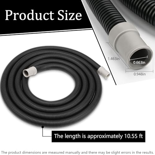 A20015 Ribbed Hosing Replacement for Fluval 306/307/406/407/305/405 Canister Filter replacement parts