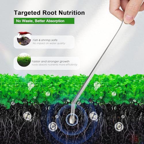 FZONE Root Tabs, Aquarium Plant Fertilizer, Safe for Fish & Shrimp, 60g/Box