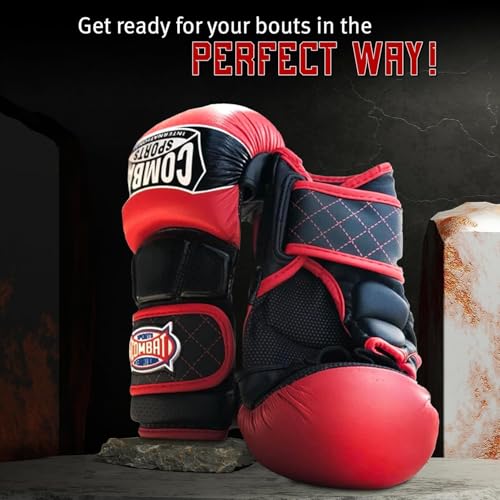 Combat Sports Max Strike MMA Training Gloves, Open Palm Fingerless Gloves for MMA, Muay Thai, and Kickboxing (White, Extra Large)