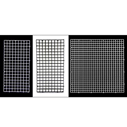 2sets Aquarium Divider Lattice Plate for Betta Tank Suction Cup Cut Splice Fish Tank Separator for Breeding Random Color