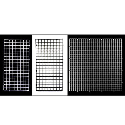 2sets Aquarium Divider Lattice Plate for Betta Tank Suction Cup Cut Splice Fish Tank Separator for Breeding Random Color