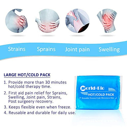Large Gel Ice Packs for Injuries, 2 Pack - color: 12.2" X 8.2" - 2 Ice Packs