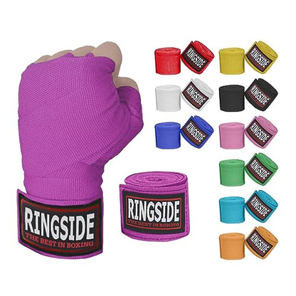 Ringside Mexican Style Boxing Hand Wraps 180" - color: Neon Purple, size: 1 Pair