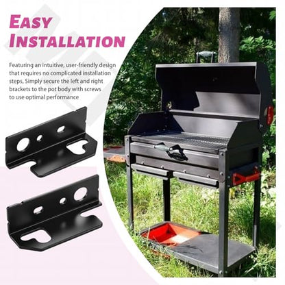 Side Shelf Bracket Kit for Blackstone Griddle (Include Left and Right) Compatible with Blackstone 1554AZ, 2102, 2310, 2336, 2367, 2122, 2177, 2212, 2249, 2266 Models