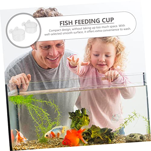 BESPORTBLE 2pcs Fish Food Feeders for Small Fish Red Worm Holders Aquarium Feeding Supplies