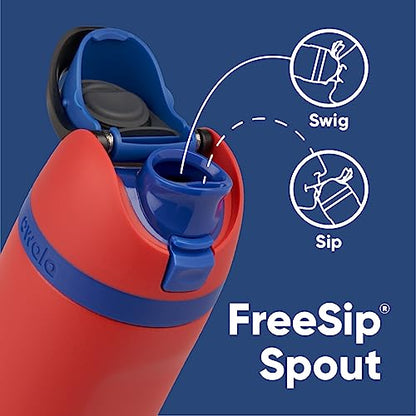 Owala Marvel FreeSip Stainless Steel Water Bottle 24 oz Spiderman - color: Spiderman, size: 24 Ounces