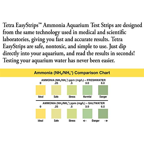 Tetra EasyStrips, Complete Aquarium Test Strips, Water Testing, 25 Count - size: 25-Count