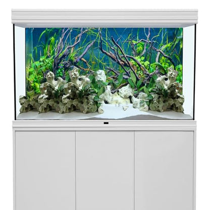 AWERT 36x18 inches Tropical Fish Tank Background River Bed & Lake Aquatic Plant Undersea Tree Branch Aquarium Background Vinyl