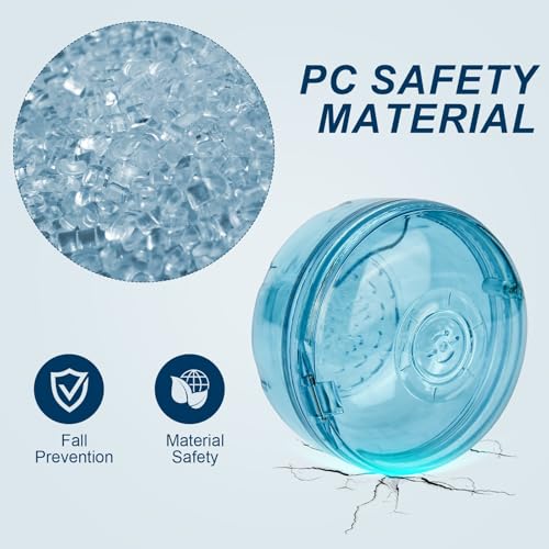 Retainer Cleaner Case,Double Layer Denture Cup for Soaking - color: Blue
