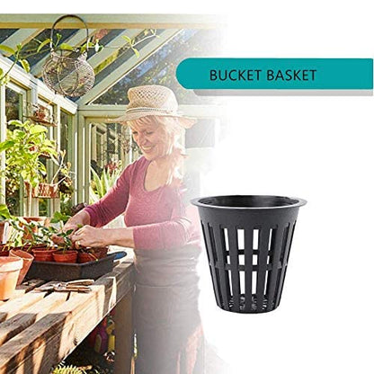 50PCS 2 Inch Garden Slotted Mesh Net Cups, Round Heavy Duty Net Cups Pots for, Hydroponics Slotted Mesh - size: 2 inch Net Pots - 50 pack