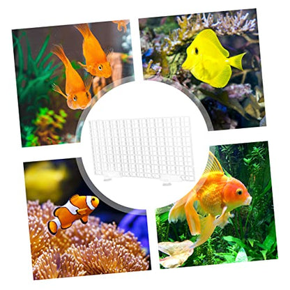 Happyyami 1set Fish Tank Divider Panel Aquarium Isolation Grid for Water Circulation Includes Semi Plates and