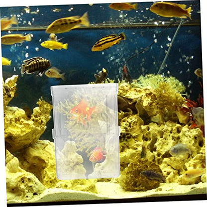 Toddmomy 4pcs Aquarium Fish Box Fish Incubator Boxes Small Tank Separation Container Plastic Breeding