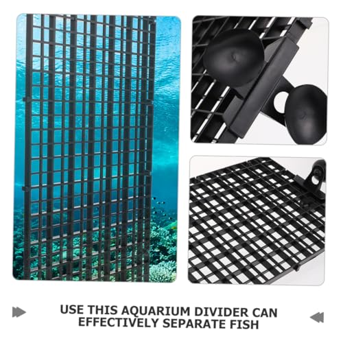 YARNOW 1set Fish Tank Divider High-Transparency Aquarium Isolation Board Cups Partition for Betta Fish Tank Separation for Coexisting Species Cups
