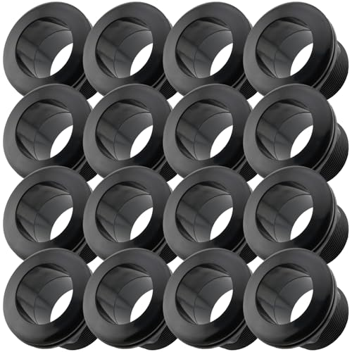 2 Inch Bulkhead Fitting 16 Pack, Heavy Duty Slip x Slip Tank Adapter, Durable Water Tank Connector for Aquariums, Rain Barrels, Hydroponics, Reservoirs, Ponds & Irrigation Systems - size: Pack of 16
