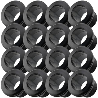 2 Inch Bulkhead Fitting 16 Pack, Heavy Duty Slip x Slip Tank Adapter, Durable Water Tank Connector for Aquariums, Rain Barrels, Hydroponics, Reservoirs, Ponds & Irrigation Systems - size: Pack of 16