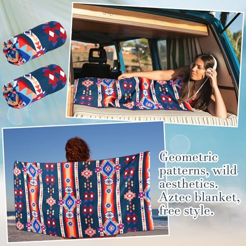 Hahafelt 2 Pcs Car Seat Towel Cover Running Towel Seat Cover, Aztec - style: Aztec