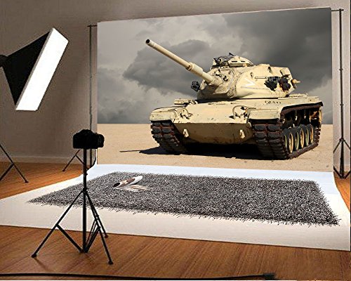Yeele 7x5ft Tank Armoring Backdrop Military Equipment Photography Background Picture Adult Portrait Photo Booth Shooting Vinyl Wallpaper Photocall Studio Props Y2BK01538