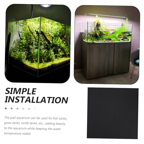 BESTonZON Durable Eva Aquarium Bottom Mat Non Slip Fish Tank Cushioning Pad Shockproof Leveling Mat for Terrariums and Aquatic Environments Protects Tank Integrity