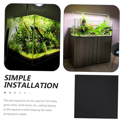 BESTonZON Durable Eva Aquarium Bottom Mat Non Slip Fish Tank Cushioning Pad Shockproof Leveling Mat for Terrariums and Aquatic Environments Protects Tank Integrity