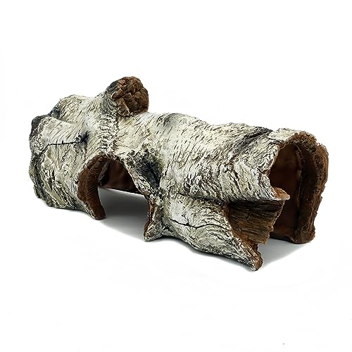 Aquarium Resin Bark Terrarium Decor, Lizard, Snake or Reptile Hide,Lizard, Spider and Aquarium Fish Hide Cave (Medium Bark A)