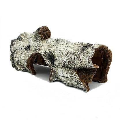 Aquarium Resin Bark Terrarium Decor, Lizard, Snake or Reptile Hide,Lizard, Spider and Aquarium Fish Hide Cave (Medium Bark A)