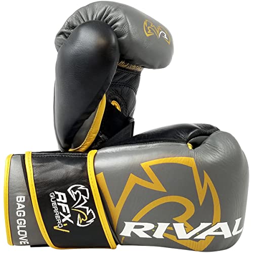 RIVAL Boxing RFX-Guerrero-V SF-F Soft Bag Gloves, Hook and Loop Closure - Comfortable and Broken-in Feel - color: Black, Blue, Red, White