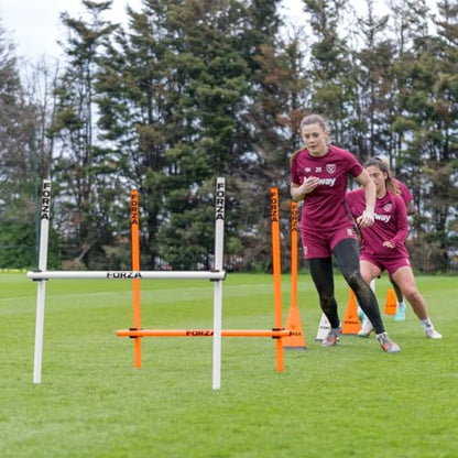 FORZA Agility Poles & Clips | Create Your Own Hurdles - 8 Color Options - color: Sky Blue, style: Poles Only