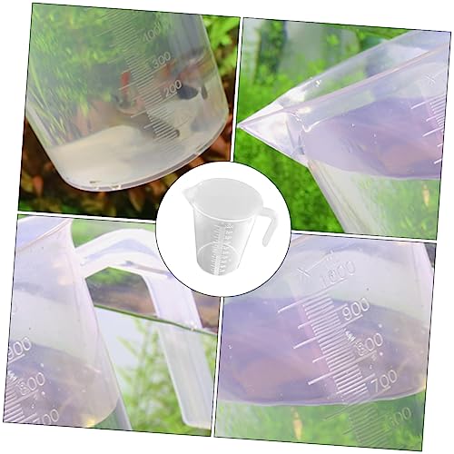 1pc Aquarium Water Changing Cup Thickened Measuring Cup for Fish Tank Feeder Non- and for Liquid and Dry Ingredient Measurement