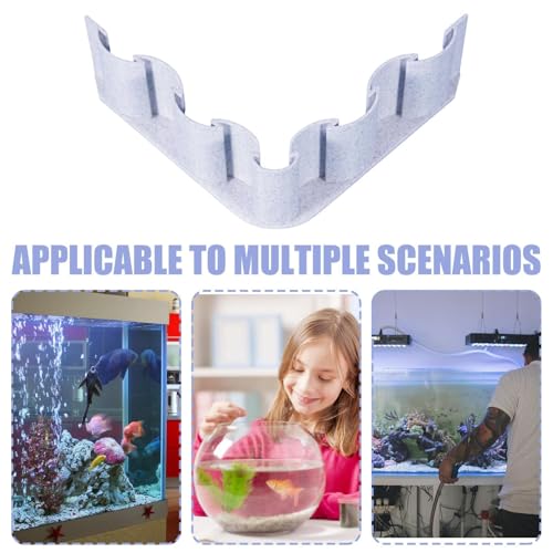 Aquarium Substrate Divider – Fish Tank Fence | Aquarium Accessories Decorative Board | Sand Water Grass Mud Separator | Planted Aquarium-Landscaping Panel for Fish Tank Isolation - style: C