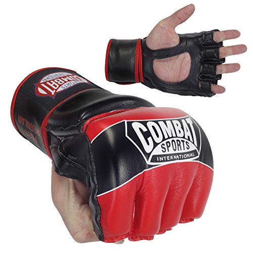 Combat Sports Pro Style Grappling MMA Gloves - color: Black, size: Standard