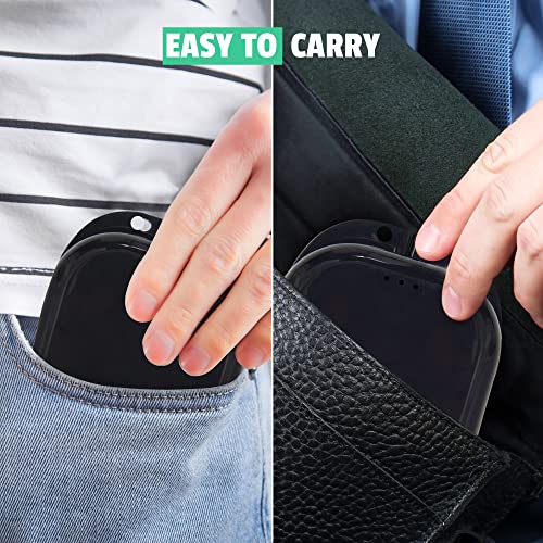 Retainer Case 2 Pack, Vented Mouth Guard & Aligner Case Holder - color: Black, size: Pack of 2