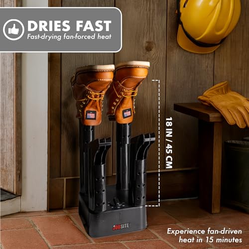 JobSite Boot Dryer and Sole Scrubber Bundle
