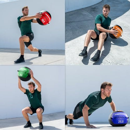 RitFit Soft Medicine Ball for Strength and Conditioning Workouts - size: 10+15+20lbs
