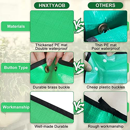 Repotting Mat for Indoor Plant Transplanting and Mess Control 27"x 27" Thickened Waterproof Potting Tray Foldable Succulent Potting Mat Portable Gardening Mat Garden Gifts for Women & Men